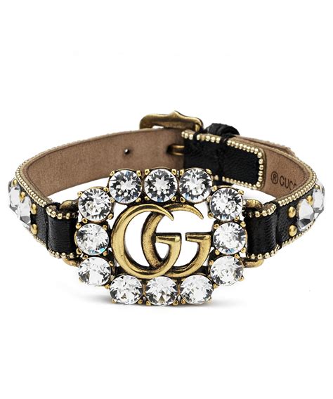 gucci leather bracelets|gucci bracelets for women gold.